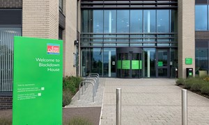 Photo of entrance to EDDC offices in Honiton